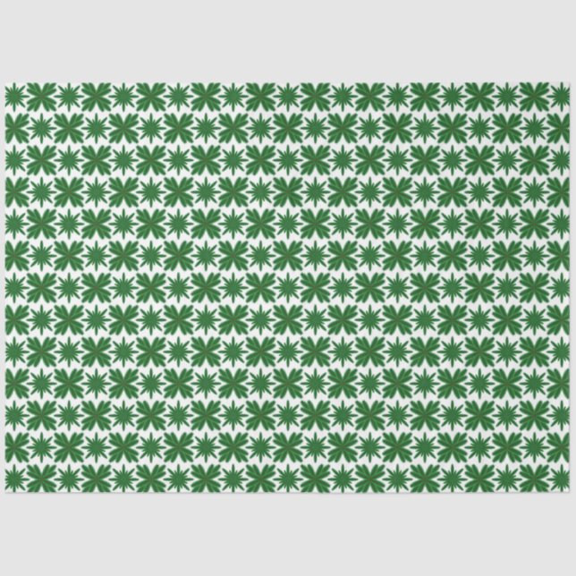 Pine Snowflakes Tissue Paper (Front)