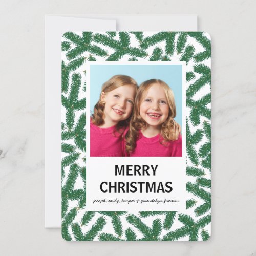 Pine Sprigs _ Merry Christmas Card