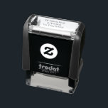 Pine Tree Address Self-inking Stamp<br><div class="desc">This stamp is designed with a pine tree design on the left hand side.  Personalize with your own information and use for all your envelopes.</div>