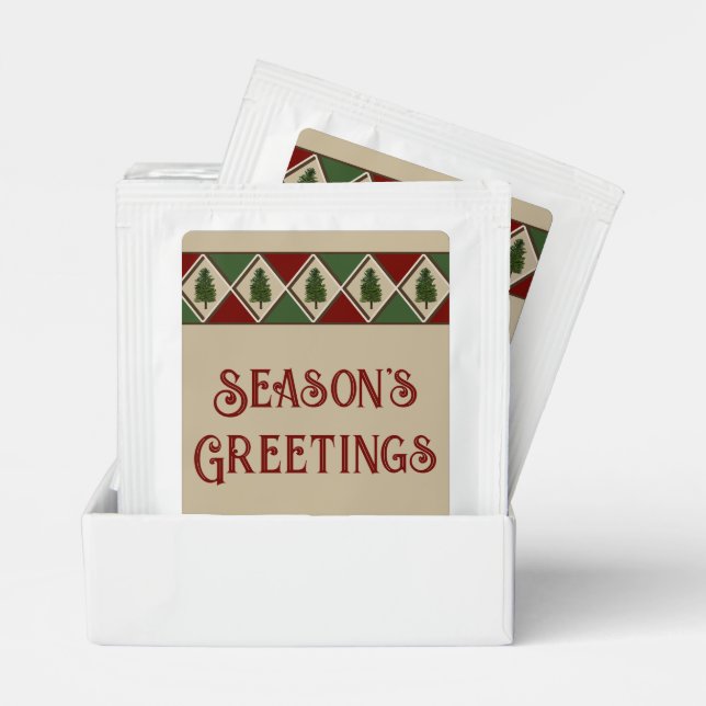 Pine Tree and Harlequin Drink Mix (Pair)