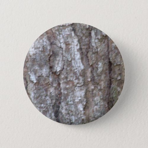 Pine Tree Bark Camo Natural Wood Camouflage Nature Pinback Button