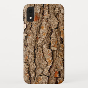 Pine Tree Bark Texture iPhone XR Case