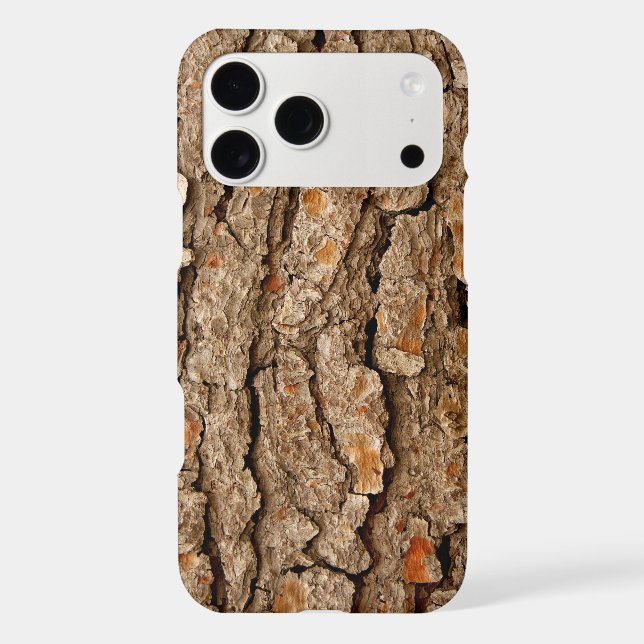 Pine Tree Bark Texture Case-Mate iPhone Case (Back)