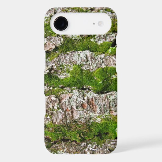 Pine Tree Bark With Moss Barely There iPod Case (Back)