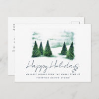 Pine Tree Business Logo Corporate Holiday