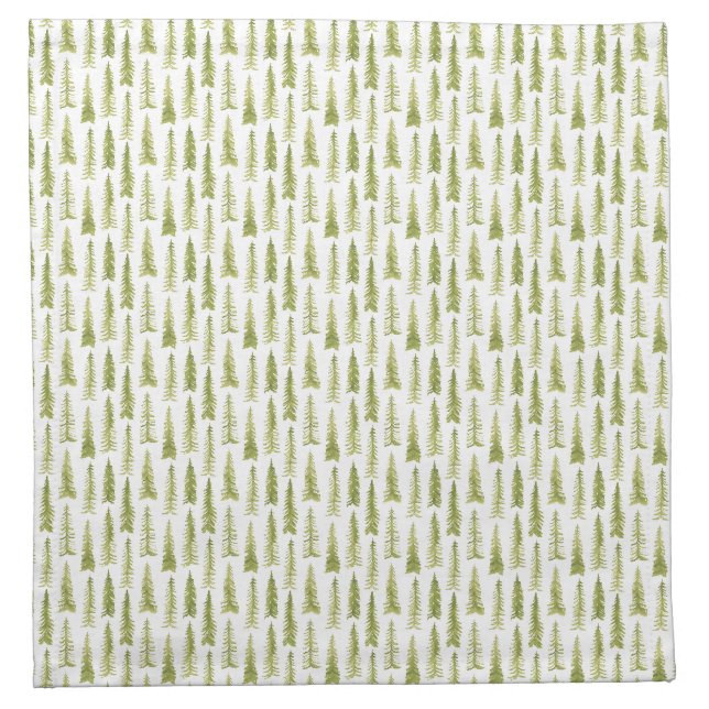 Pine Tree Cloth Napkin (Front)