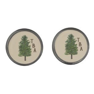 Pine Tree Cufflinks