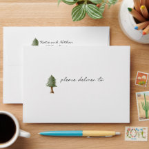 Pine Tree Customer A7 Envelope