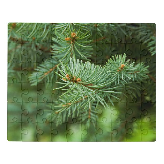 Pine tree details jigsaw puzzle (Puzzle Horizontal)