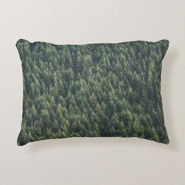 PINE TREE FOREST ACCENT PILLOW (Front)