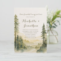 Pine Tree Forest Art Bible Verse Christian Wedding
