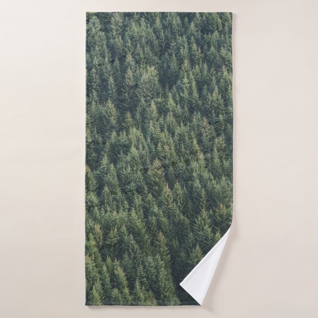 PINE TREE FOREST BATH TOWEL (Bath Towel)