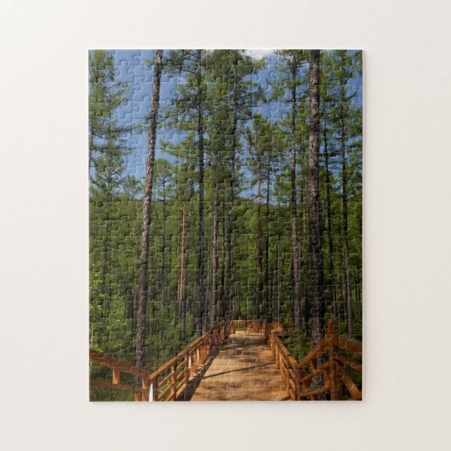 Pine Tree Forest Jigsaw Puzzle (Vertical)