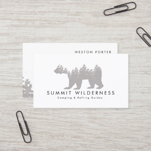 Pine_tree Grizzly Business Card