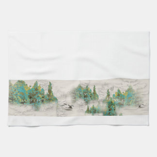 Pine Tree Justice Mercy Grace Kitchen Towel