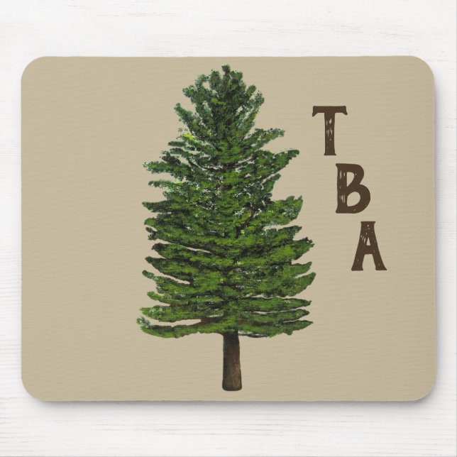 Pine Tree Mouse Pad (Front)