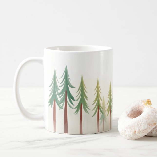 Pine Tree Mug (With Donut)