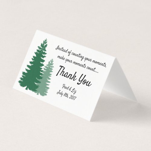 Pine Tree Philanthropic Wedding Donation w quote