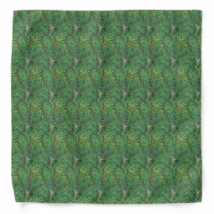 Pine Tree Photo   Tiled Bandana