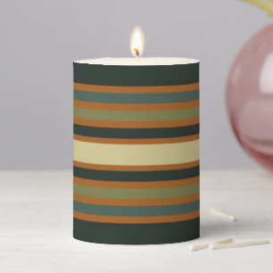 Pine Tree Pillar Candle