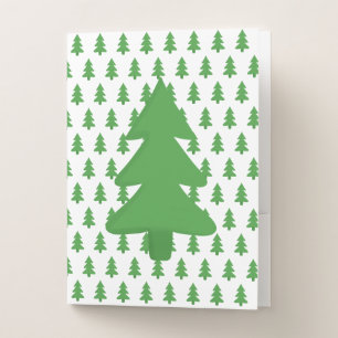 Pine Tree Pocket Folder