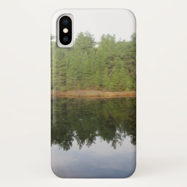 Pine Tree Reflection Lake Case-Mate iPhone Case (Back)