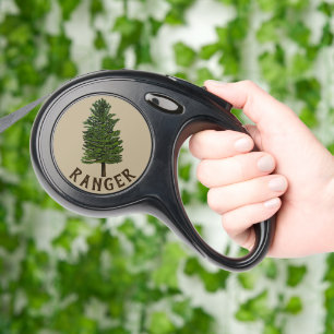 Pine Tree Retractable Pet Leash