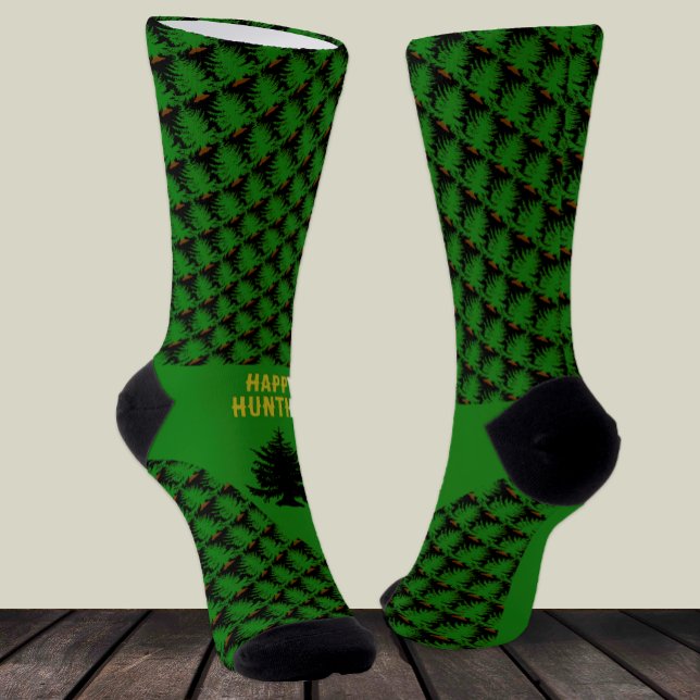 Pine tree socks, forest, hunting, outdoor socks (Creator Uploaded)