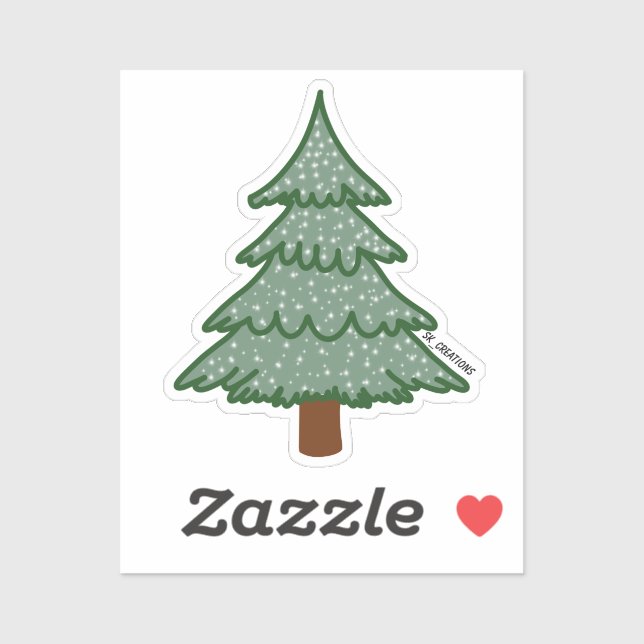 Pine Tree Sticker (Sheet)