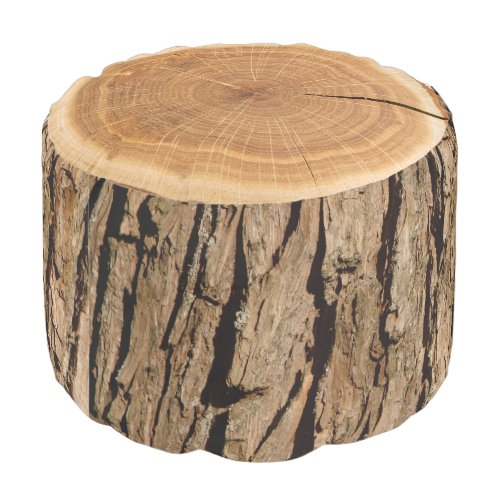 Pine Tree Stump Pouf