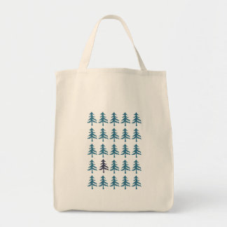 pine tree tote bag
