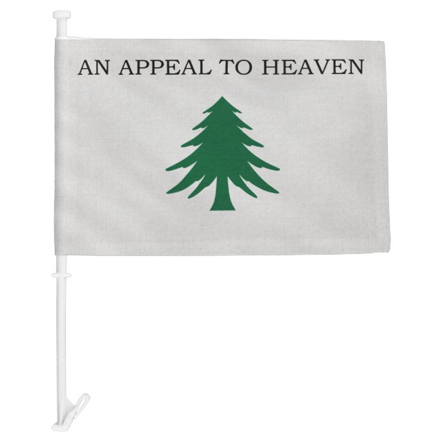 Pine Tree USA Car Flag (Front)