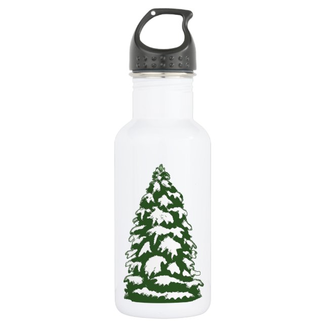 Pine Tree Water Bottle (Front)