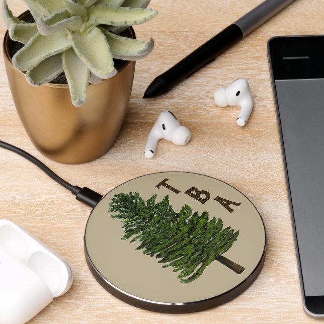 Pine Tree Wireless Charger (Desk 2)