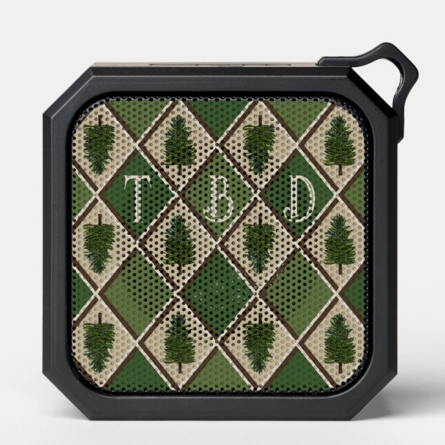 Pine Trees and Harlequin Speaker (Front)