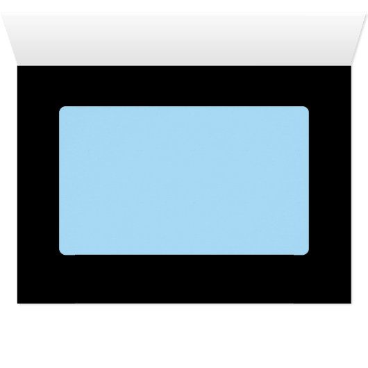 Pine Trees and Mountains | Add Your Own Text (Inside Horizontal (Bottom))