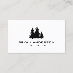 Pine Trees Business Card