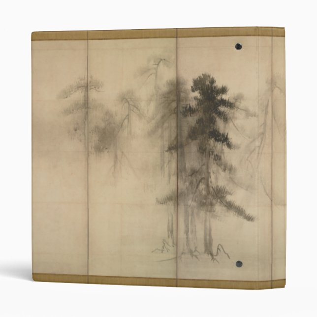 Pine Trees by Hasegawa Tohaku 16th Century Binder (Back/Spine)