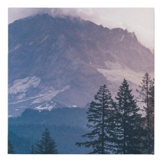 PINE TREES FAUX CANVAS PRINT