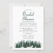 Pine Trees Forest | Bridal Shower | Invitation (Front)