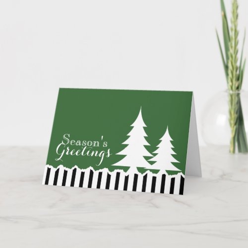Pine Trees Holiday Greeting