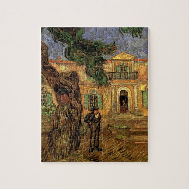 Pine Trees in Saint-Paul by Vincent van Gogh Jigsaw Puzzle (Vertical)