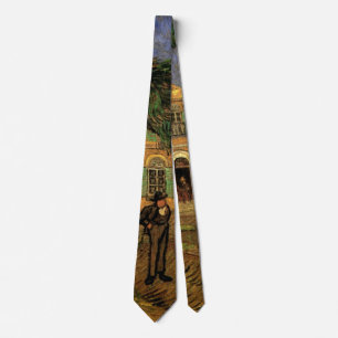 Pine Trees in Saint-Paul by Vincent van Gogh Neck Tie