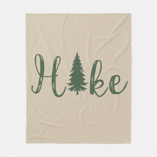 Pine trees Into the forest  Fleece Blanket