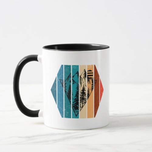 Pine trees Into the forest  Mug