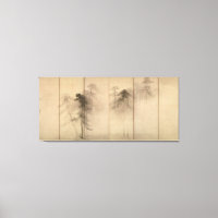 Pine Trees Left Hand Screen by Hasegawa Tohaku