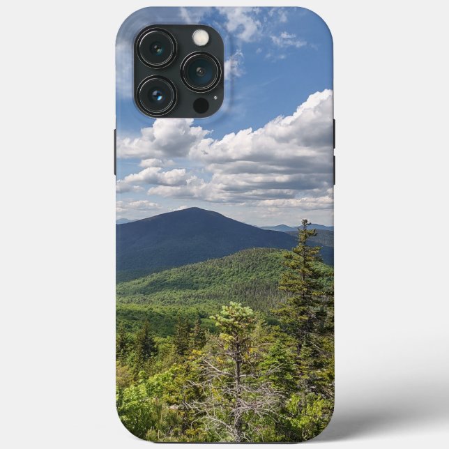 Pine Trees + Mountains Phone Case (Back)