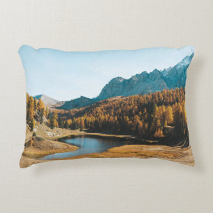 PINE TREES NEAR LAKE ACCENT PILLOW