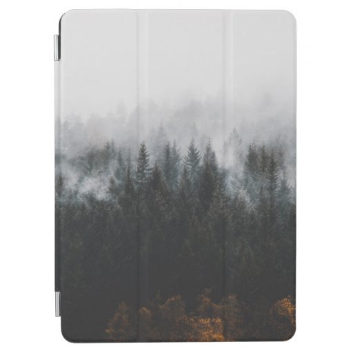 PINE TREES SURROUNDED BY FOGS iPad AIR COVER