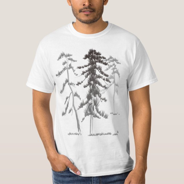 Pine trees T-Shirt (Front)